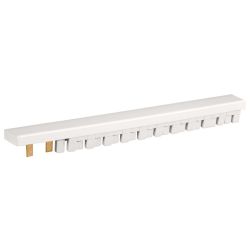 19070 EUR'OHM Peigne horizontal 1P+N 13 modules pour ID haut/bas 25-63A