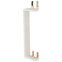 19072 EUR'OHM Peigne vertical 63A pour 2 ID haut/bas