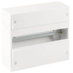 19005 EUR'OHM Coffret d'intérieur 13 modules 1 rangée avecbornier Phase, Neutre, Terre