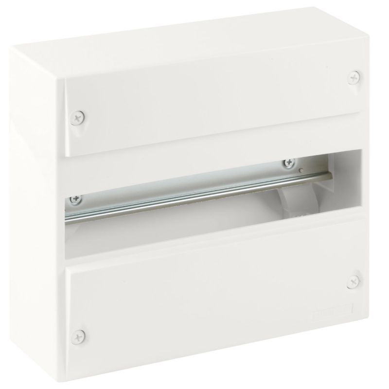 19005 EUR'OHM Coffret d'intérieur 13 modules 1 rangée avecbornier Phase, Neutre, Terre