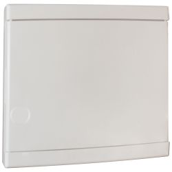19084 EUR'OHM Porte blanche pour coffret d'intérieur 13 modules