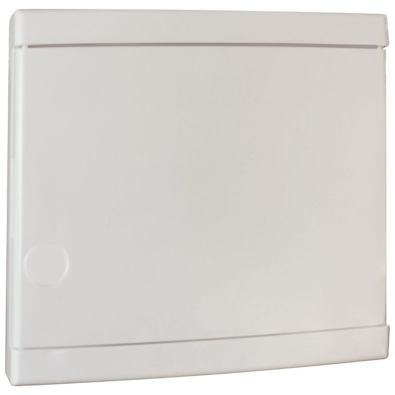 19084 EUR'OHM Porte blanche pour coffret d'intérieur 13 modules