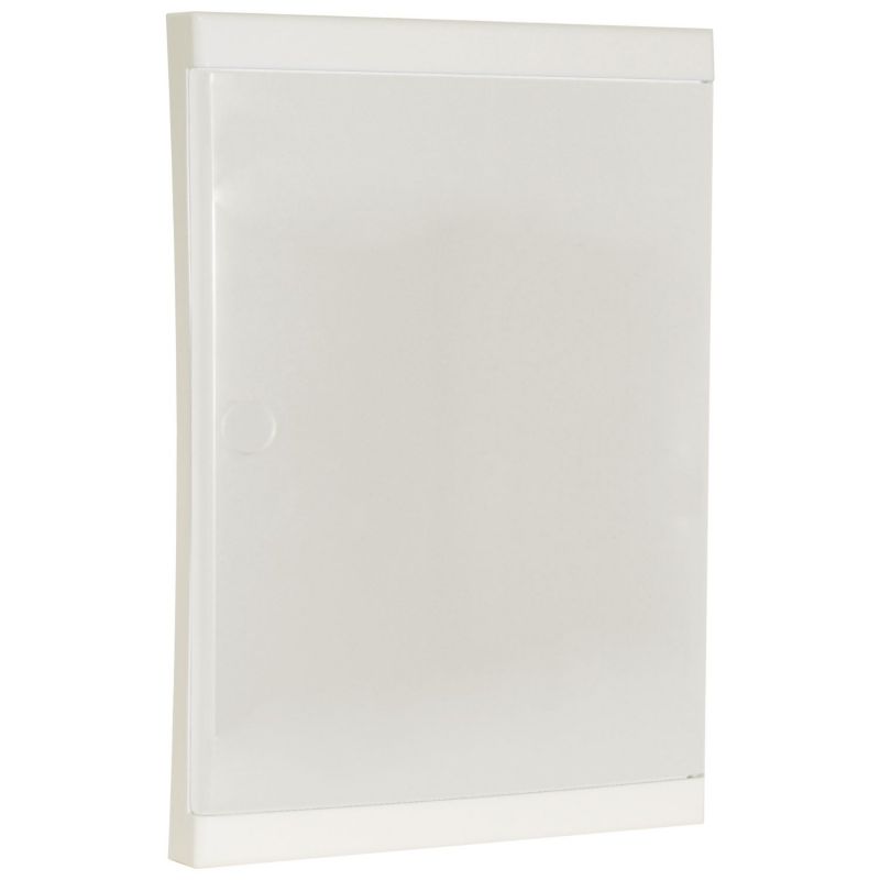 19086 EUR'OHM Porte blanche pour coffret d'intérieur 26 modules