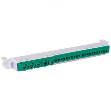 19043 EUR'OHM Bornier terre long 5x25²+22x4² 13M