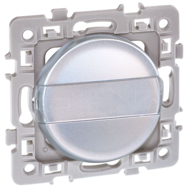 60406 EUR'OHM SQUARE Poussoir porte-etiquette Silver
