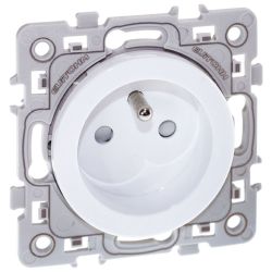 60285 EUR'OHM SQUARE Pack Starter 40 prises + 10 va et vient + 10 plaques simples blanc