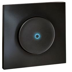 60303 EUR'OHM SQUARE Interrupteur va et vient 10A lumineux témoin Vulcain
