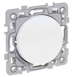 60201 EUR'OHM SQUARE Interrupteur va et vient 10A blanc