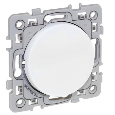 60201 EUR'OHM SQUARE Interrupteur va et vient 10A blanc