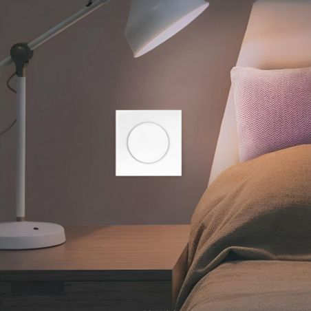 60201 EUR'OHM SQUARE Interrupteur va et vient 10A blanc