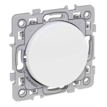 60209 EUR'OHM SQUARE Lot de 50 Interrupteur va et vient 10A blanc PACK CHANTIER