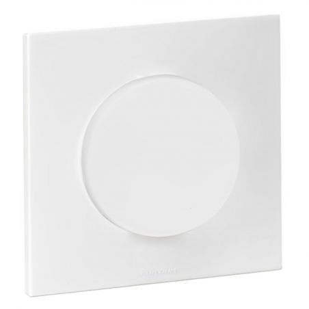 60200 EUR'OHM SQUARE Interrupteur va et vient 10A blanc à griffes