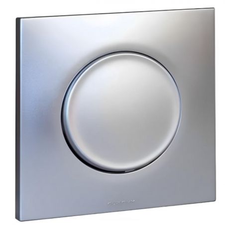 60402 EUR'OHM SQUARE Bouton poussoir 10A Silver