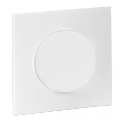 60208 EUR'OHM SQUARE Bouton poussoir 10A blanc à griffes
