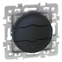 60323 EUR'OHM SQUARE Interrupteur volets roulants 3 boutons Vulcain