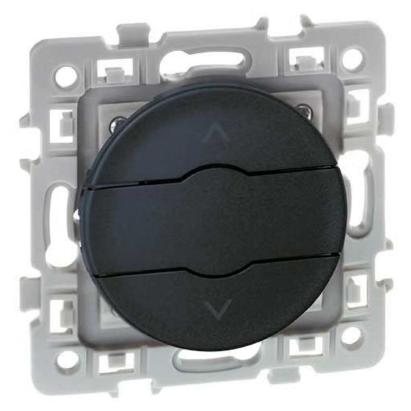 60323 EUR'OHM SQUARE Interrupteur volets roulants 3 boutons Vulcain