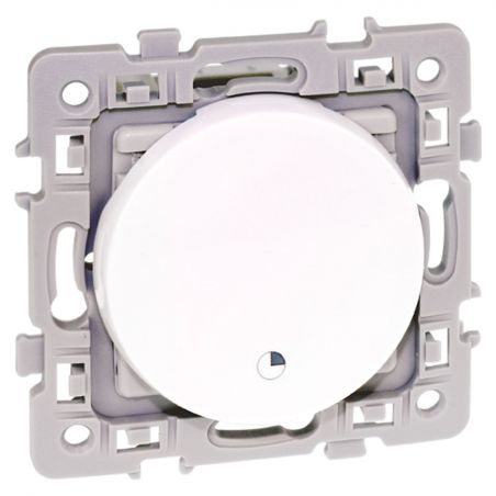 60228 EUR'OHM SQUARE Interrupteur temporisé blanc
