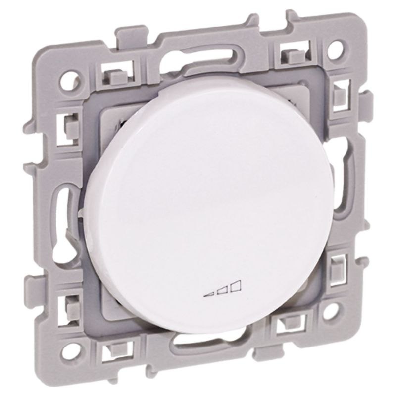 60220 Variateur 3 fils EUR'OHM SQUARE blanc - avec neutre