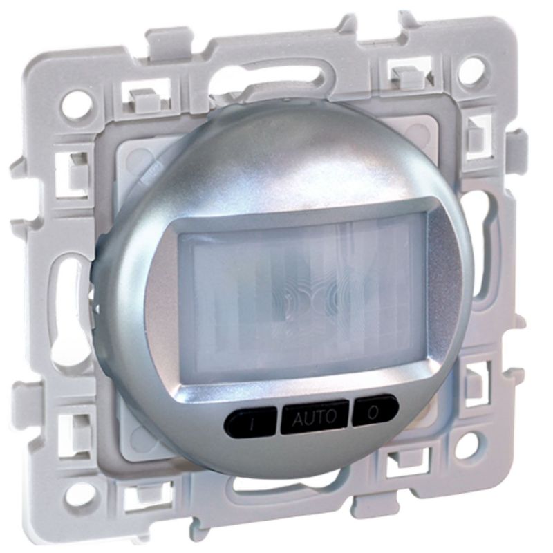 60422 Interrupteur automatique à détection de mouvement Silver EUR'OHM SQUARE
