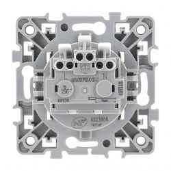 60239 EUR'OHM SQUARE Prise de courant 2P+T affleurante blanc