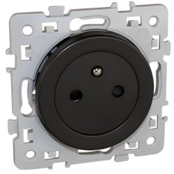 60339 EUR'OHM SQUARE Prise de courant 2P+T affleurante anthracite