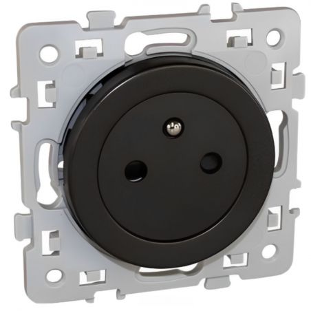 60339 EUR'OHM SQUARE Prise de courant 2P+T affleurante anthracite