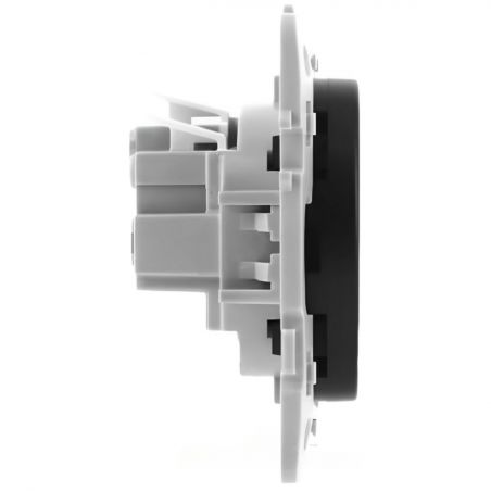 60339 EUR'OHM SQUARE Prise de courant 2P+T affleurante anthracite