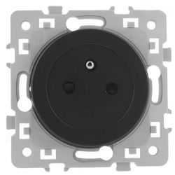 60339 EUR'OHM SQUARE Prise de courant 2P+T affleurante anthracite