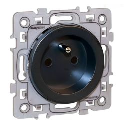 60360 EUR'OHM SQUARE Prise de courant 2P+T anthracite