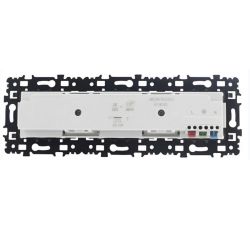 60287 EUR'OHM SQUARE Triple prise de courant 2P+T précablée blanc