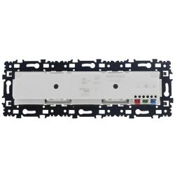 60387 EUR'OHM SQUARE Triple prise de courant 2P+T précablée anthracite
