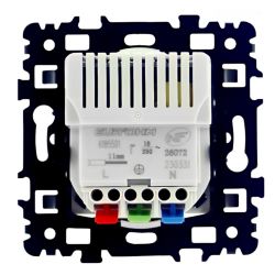60355 EUR'OHM Square Prise de courant 2P+T + USB Canthracite