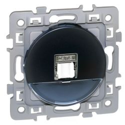 60371 EUROHM Square Prise RJ45 Grade 1 Catégorie 6 FTP anthracite