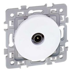 60264 EUR'OHM SQUARE Prise TV blanc