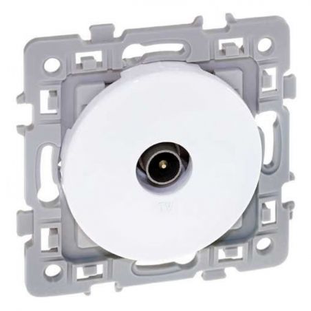 60264 EUR'OHM SQUARE Prise TV blanc