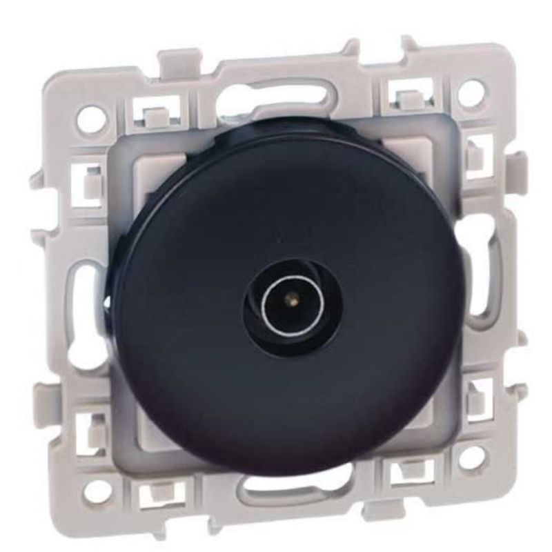 60364 EUR'OHM SQUARE Prise TV anthracite