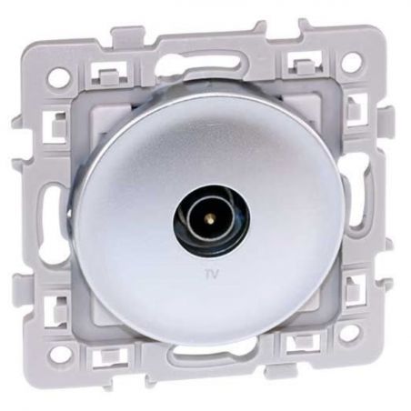 60464 EUR'OHM SQUARE PRISE TV Silver