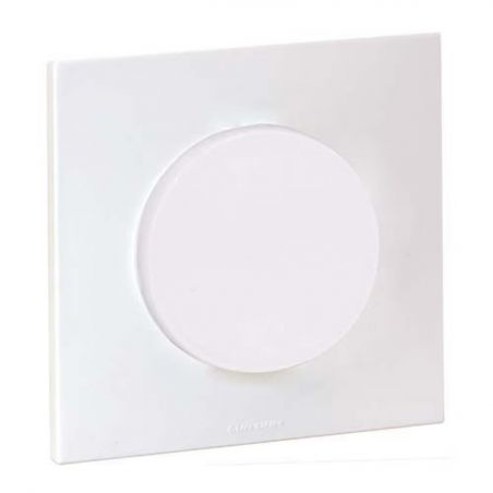 60296 EUR'OHM SQUARE LOT 50 Plaques de finition 1 poste blanc PACK CHANTIER
