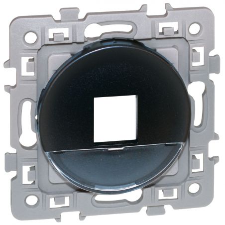 60378 EUR'OHM SQUARE – Plastron Vulcain pour prise RJ45 Keystone (sans noyau)
