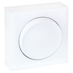 60901 EUR'OHM DUNE Interrupteur va et vient blanc