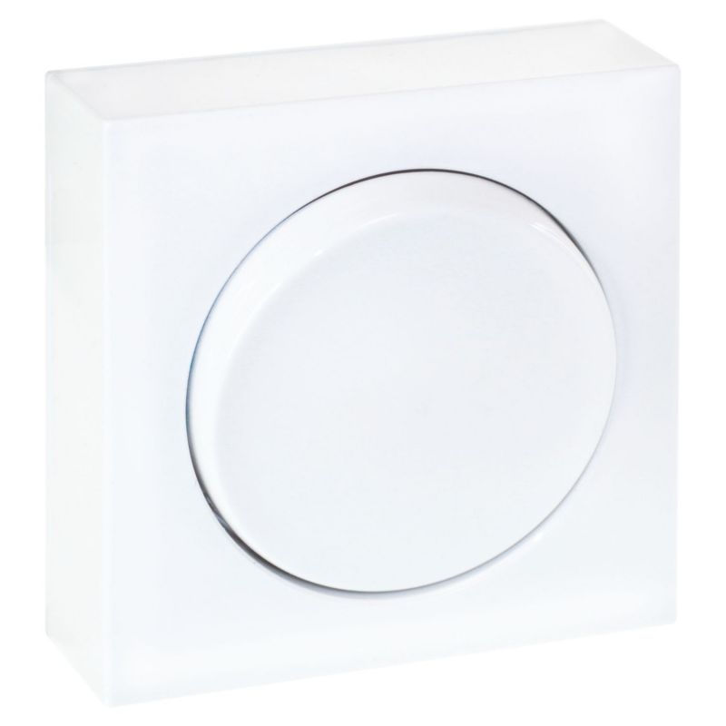 60901 EUR'OHM DUNE Interrupteur va et vient blanc
