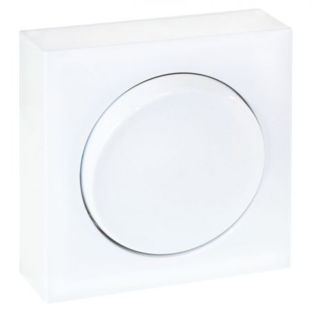 60901 EUR'OHM DUNE Interrupteur va et vient blanc