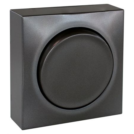 60908 EUR'OHM DUNE Interrupteur va et vient anthracite