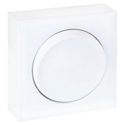60902 EUR'OHM DUNE Bouton poussoir blanc