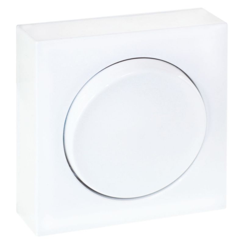 60905 EUR'OHM DUNE Bouton poussoir lumineux blanc