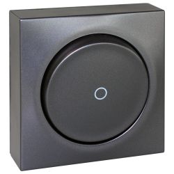 60914 EUR'OHM DUNE Bouton poussoir lumineux anthracite