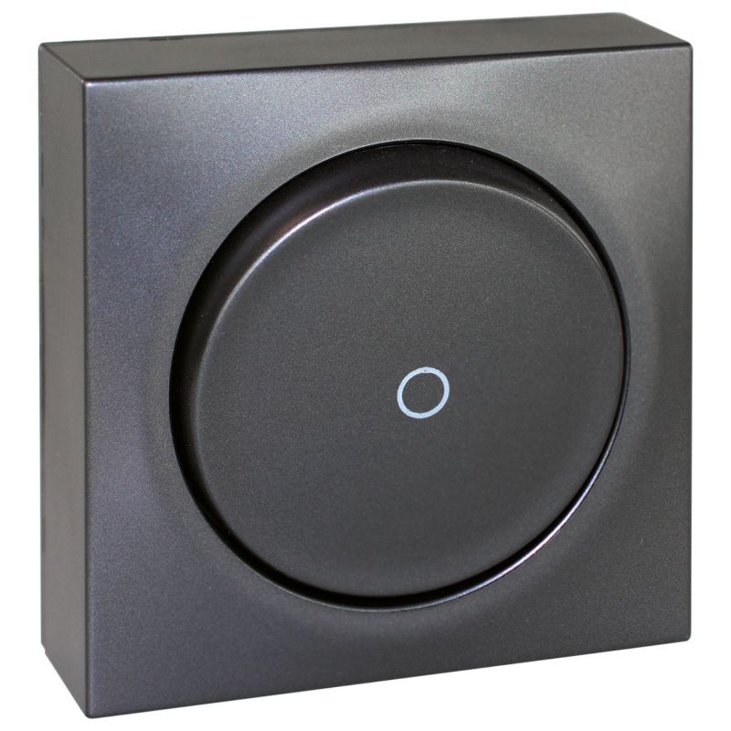 60914 EUR'OHM DUNE Bouton poussoir lumineux anthracite