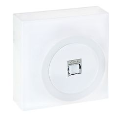 60979 EUR'OHM DUNE Prise RJ45 blindée CAT6A STP (Grade3 TV) blanc