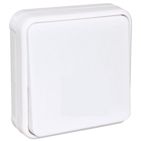 60888 EUR'OHM OXXO - Interrupteur va-et-vient encastré blanc étanche IP55