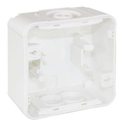60865 EUR'OHM OXXO Boîte saillie 1 poste blanc IP55